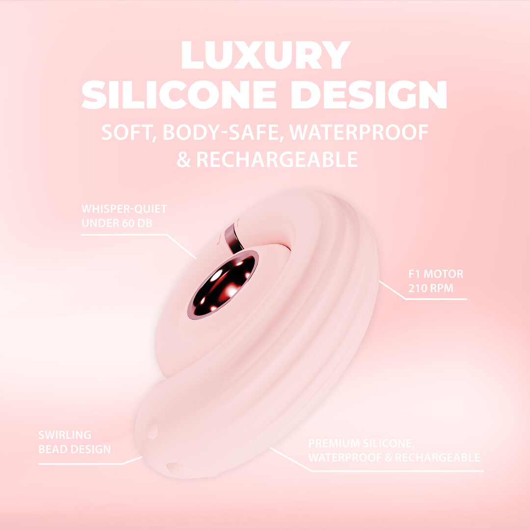 Perles Rotating Pearls Swirl Pink | Luxurious & Quiet Pleasure