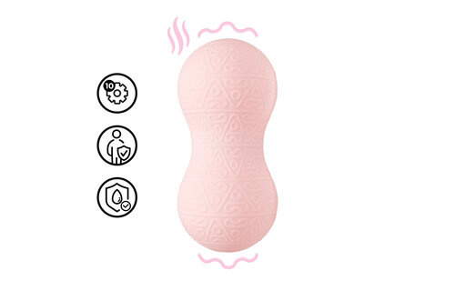 Vibrating and heating massager Pink - Relaxation & Care