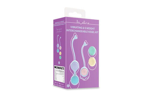 Vibrierendes Kegel-Set mit 5 Gewichten – Komfort & Kontrolle Lila