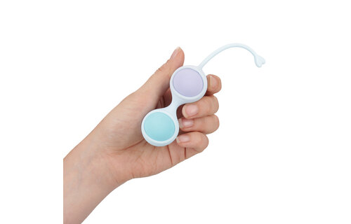Vibrations- und 5 Gewichte Austauschbares Kegel-Set - Lila