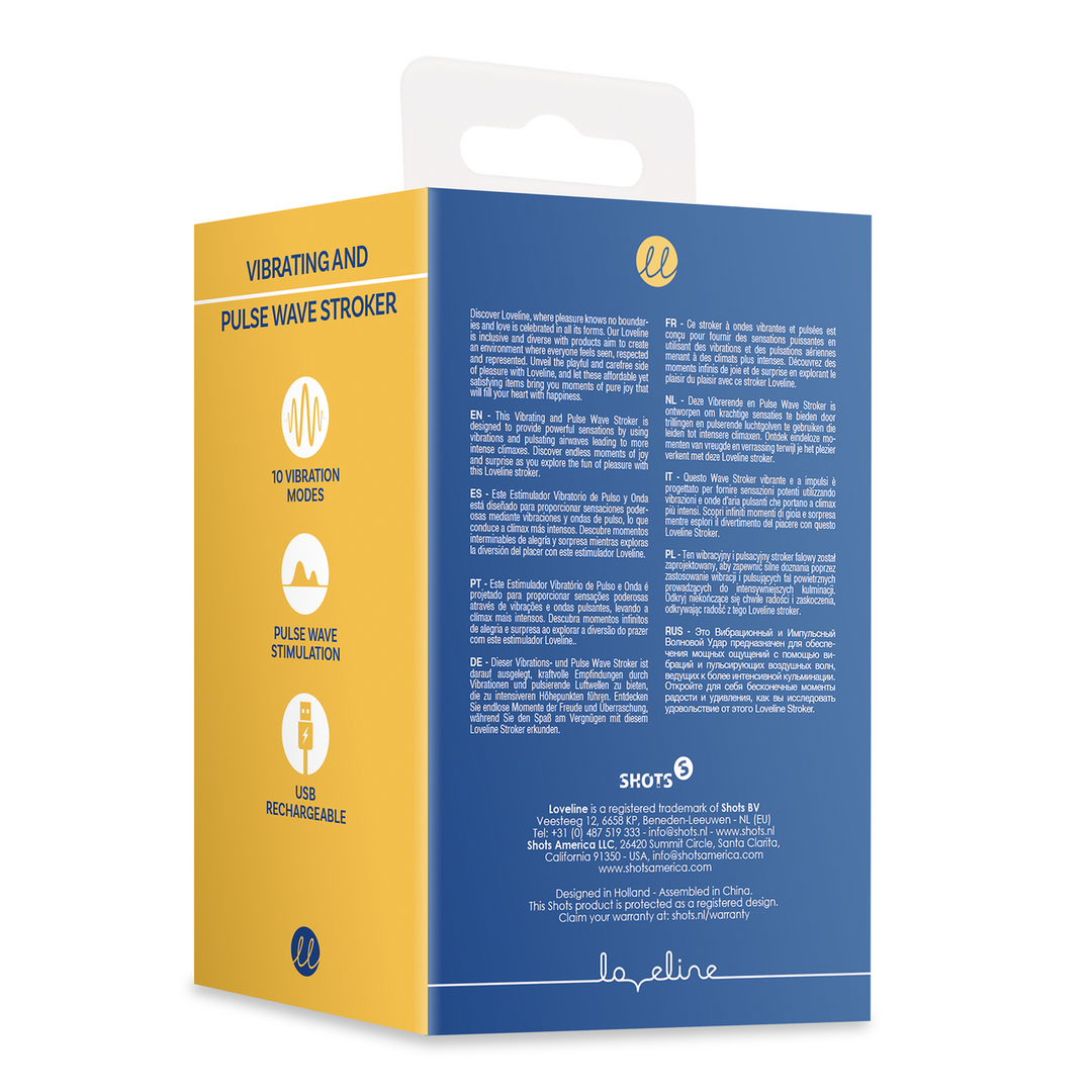 Vibrierender Pulse Wave Stroker Midnight Hour – Loveline Genuss