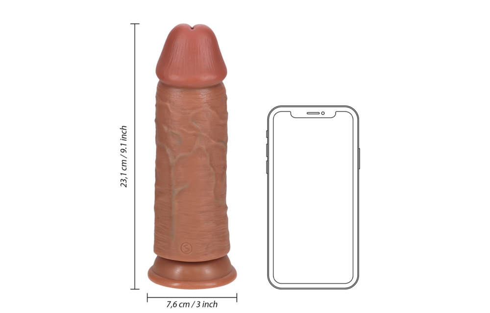 Extra Dikke Rechte Zonder Ballen 9/23 cm | Realistisch Genot