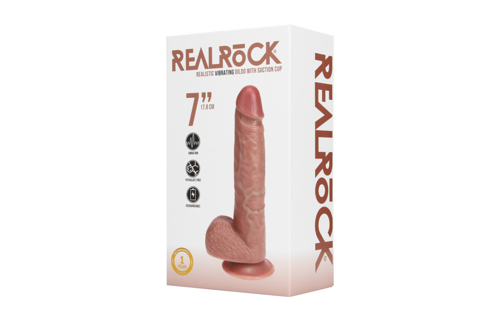 RealRock® Vibrerende Dildo 19,7 cm – Realistisch & Krachtig