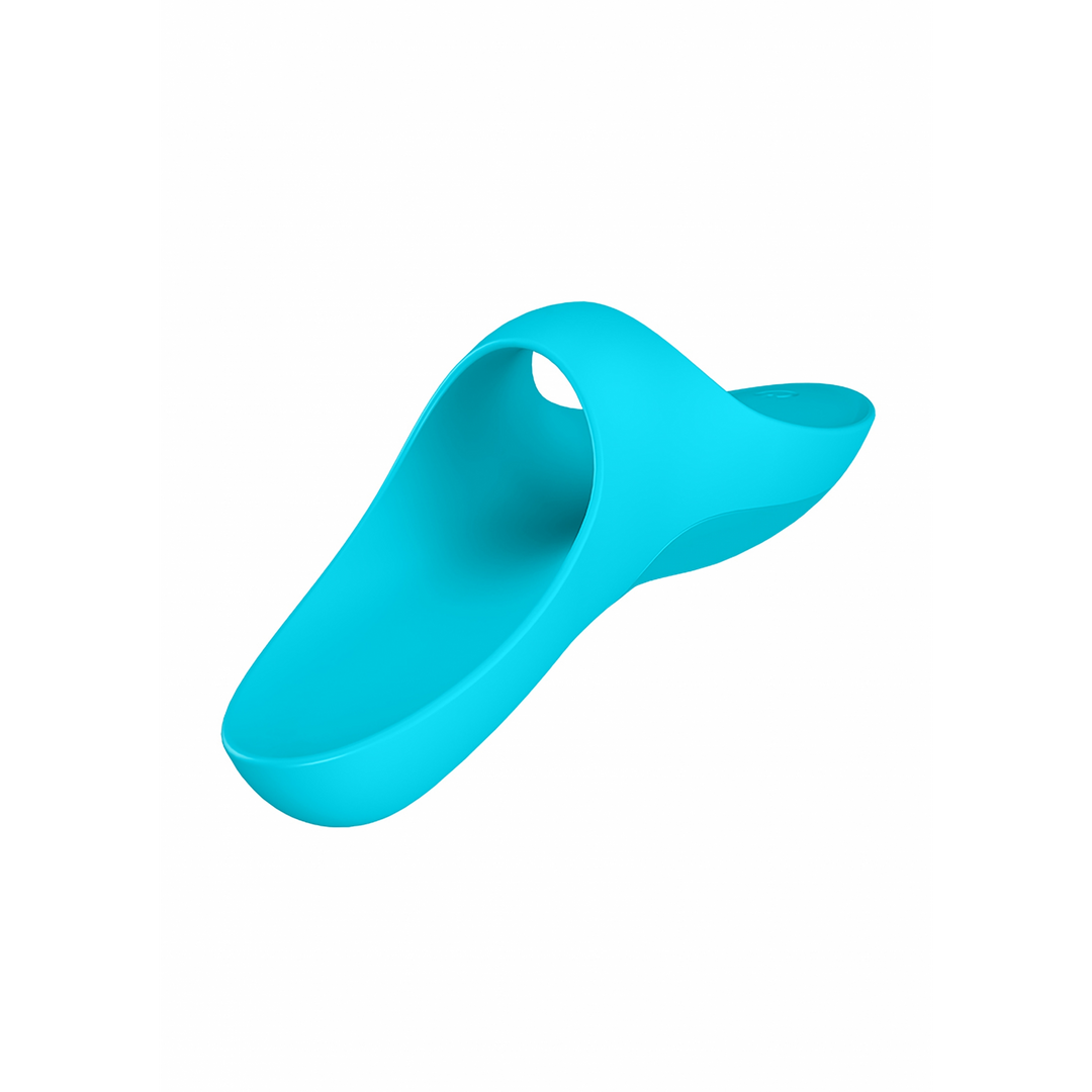 Teaser Vinger Vibrator Lichtblauw – Intens Plezier & USB-oplaadbaar