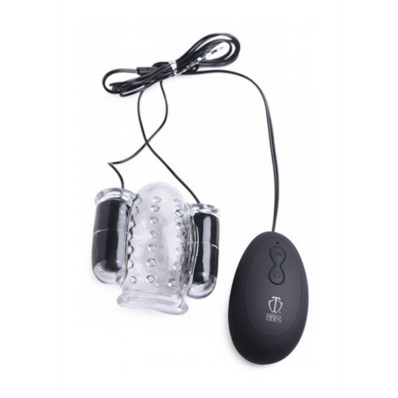 Deluxe Dubbele Vibrerende Hoofdprikkel | Intense Sensatie