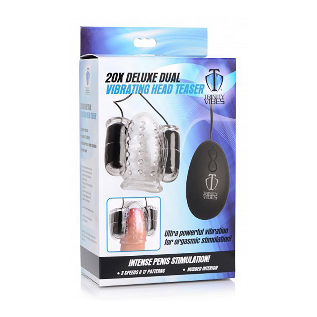 Deluxe Dubbele Vibrerende Hoofdprikkel | Intense Sensatie