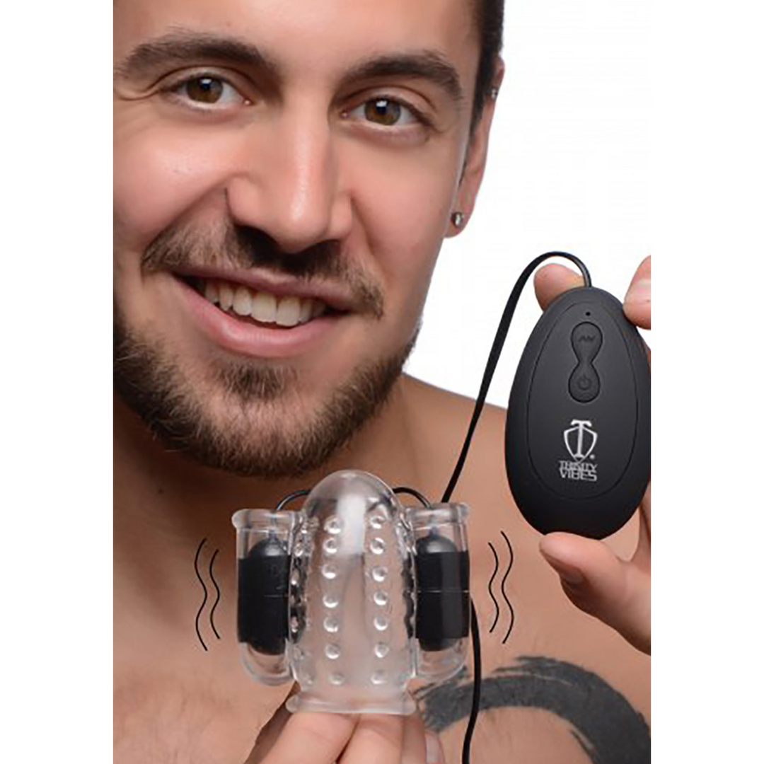 Deluxe Doppel-Vibrationskopfstimulator | Intensive Empfindung
