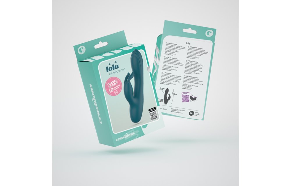 Lola - Mini Konijn Vibrator - Smaragd