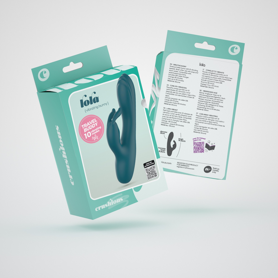 Lola Mini Konijn Vibrator Smaragd – Krachtig & Stil
