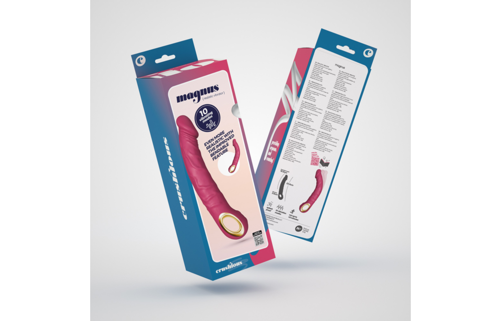 Magnus Bend roze flexibele vibrator | Realistisch & krachtig