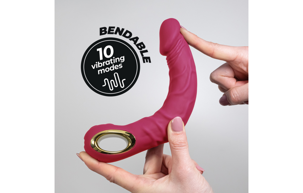 Magnus Bend rosa flexibler Vibrator | Realistisch & leistungsstark