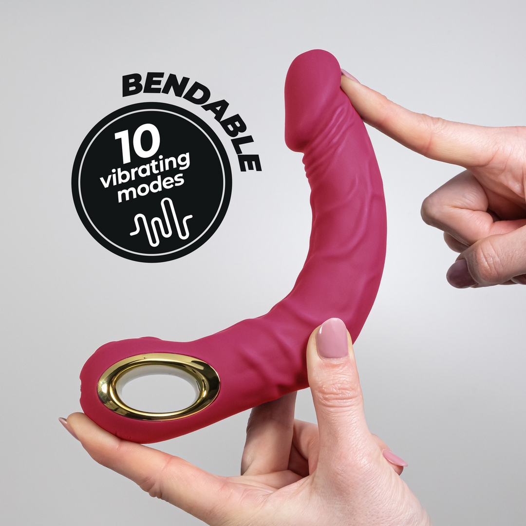 Magnus Bend roze flexibele vibrator | Realistisch & krachtig