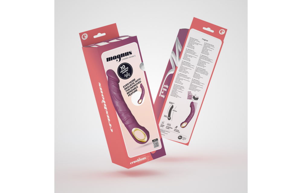 Magnus Bend vibrator paars | 10 krachtige standen, flexibel