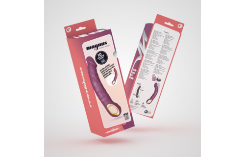 Magnus Bend vibrator paars | 10 krachtige standen, flexibel