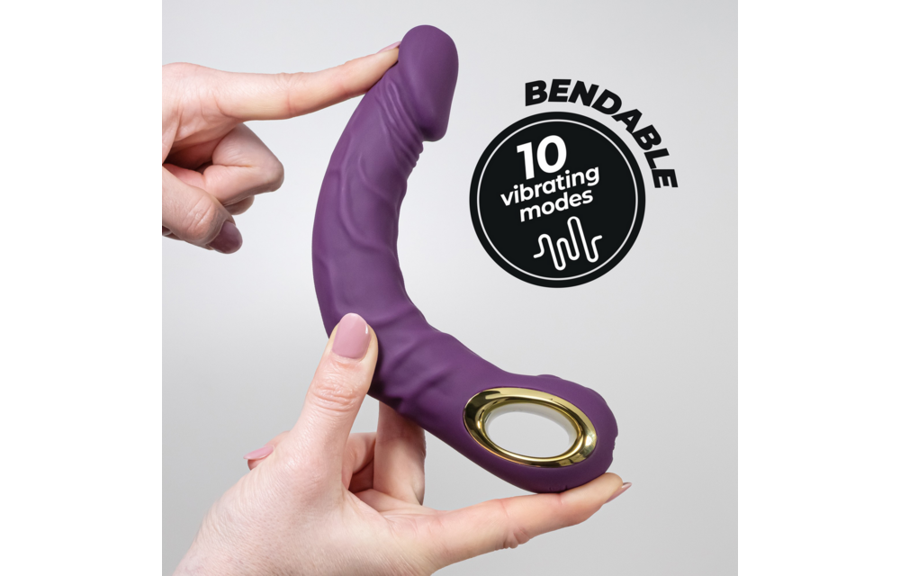 Magnus Bend Vibrator lila | 10 leistungsstarke Modi, flexibel