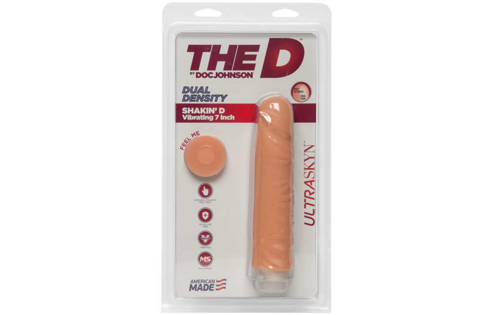 Shakin' D ULTRASKYN Dildo 18 cm – Realistisch & Krachtig