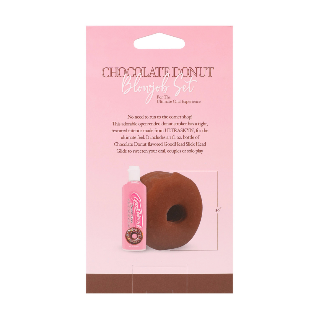 Chocolate Donut Set - Soft, Realistic & Seductive