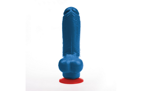 ✊Fuck & Fist Tyr M - Realistic Dildo with Balls - 5.1 / 13 cm - Blue