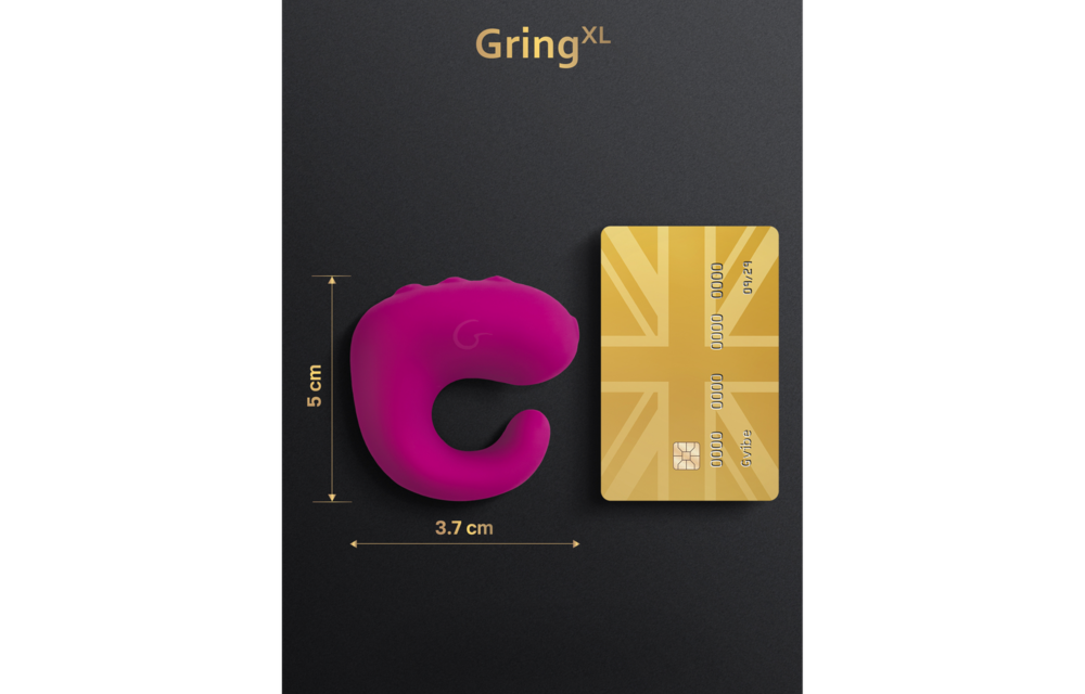 G-Ring XL 5 cm – Süße Himbeere | Intensive Vibrationen & Empfindungen