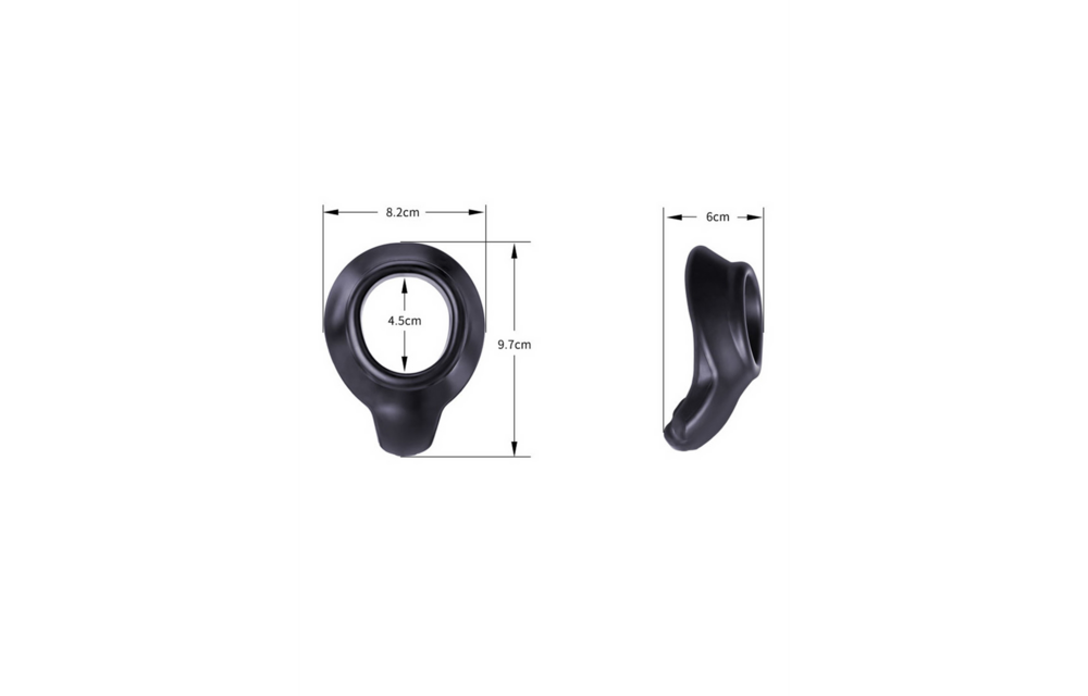 Cock Armor Regular - Comfortable, Black Plastic Cock Ring