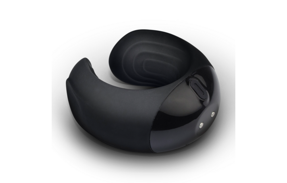 Echo - Vibrating C-Shape Masturbator - Black