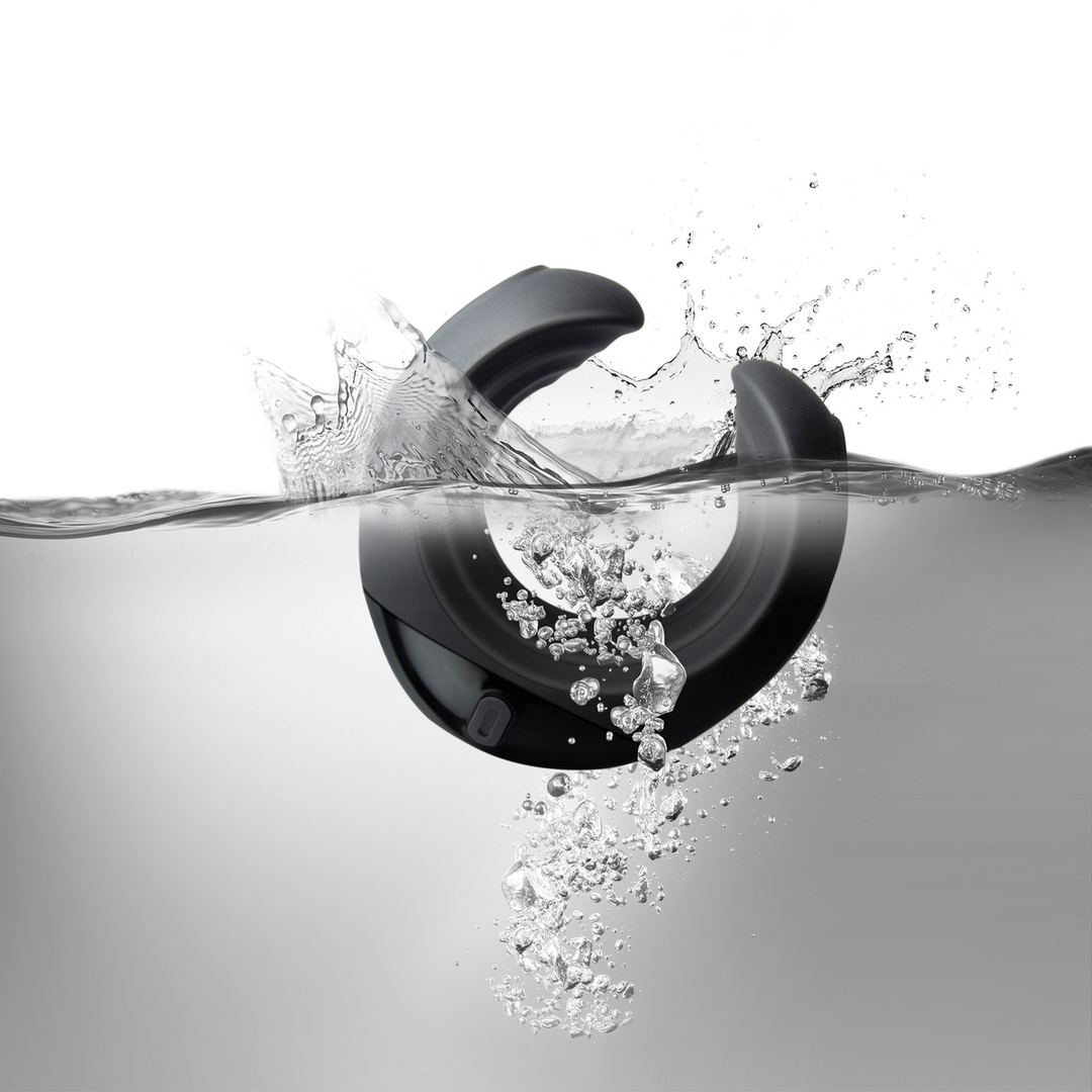 Echo - Vibrating C-Shape Masturbator - Schwarz