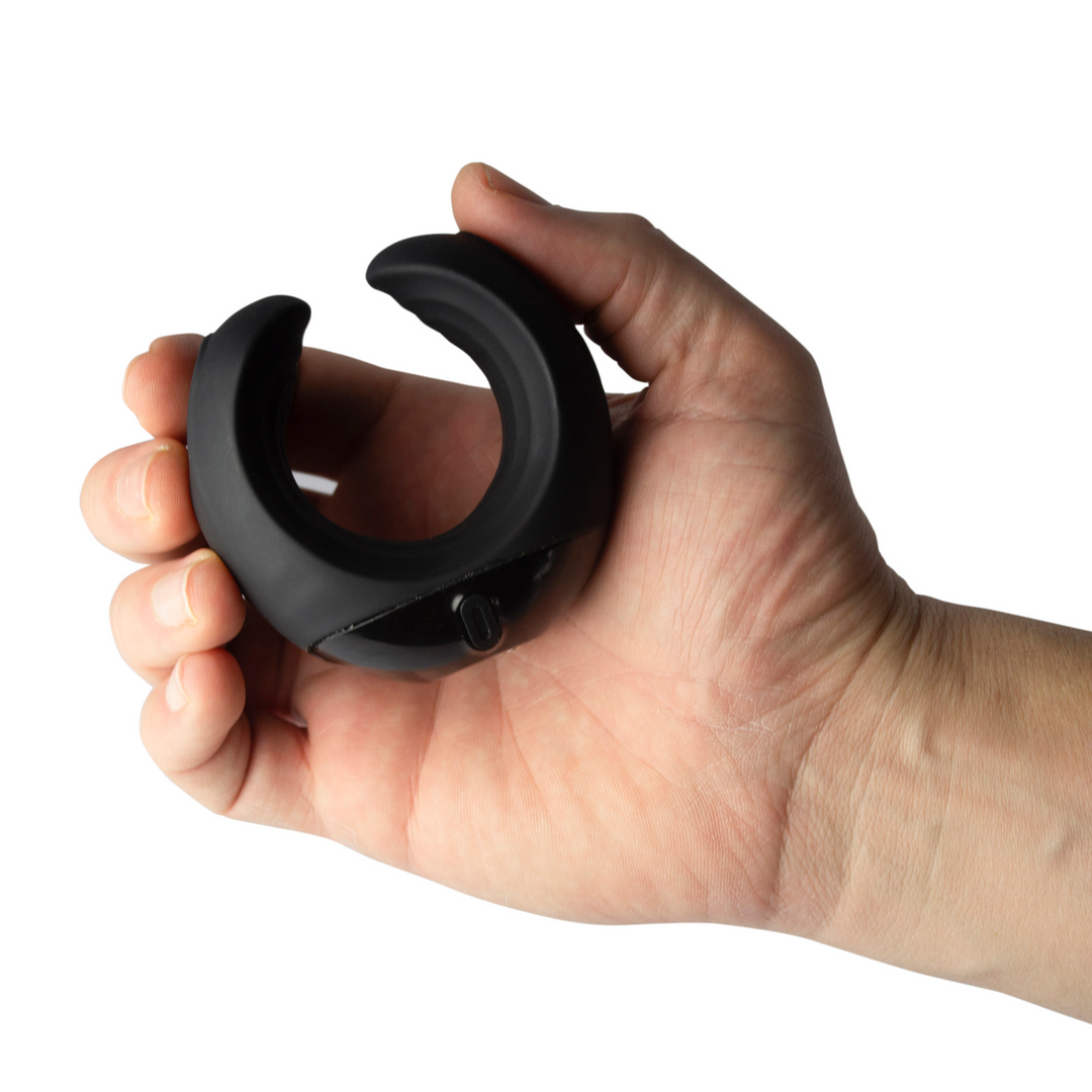 Echo Vibrerende C-vormige Masturbator - Kracht & Comfort Zwart