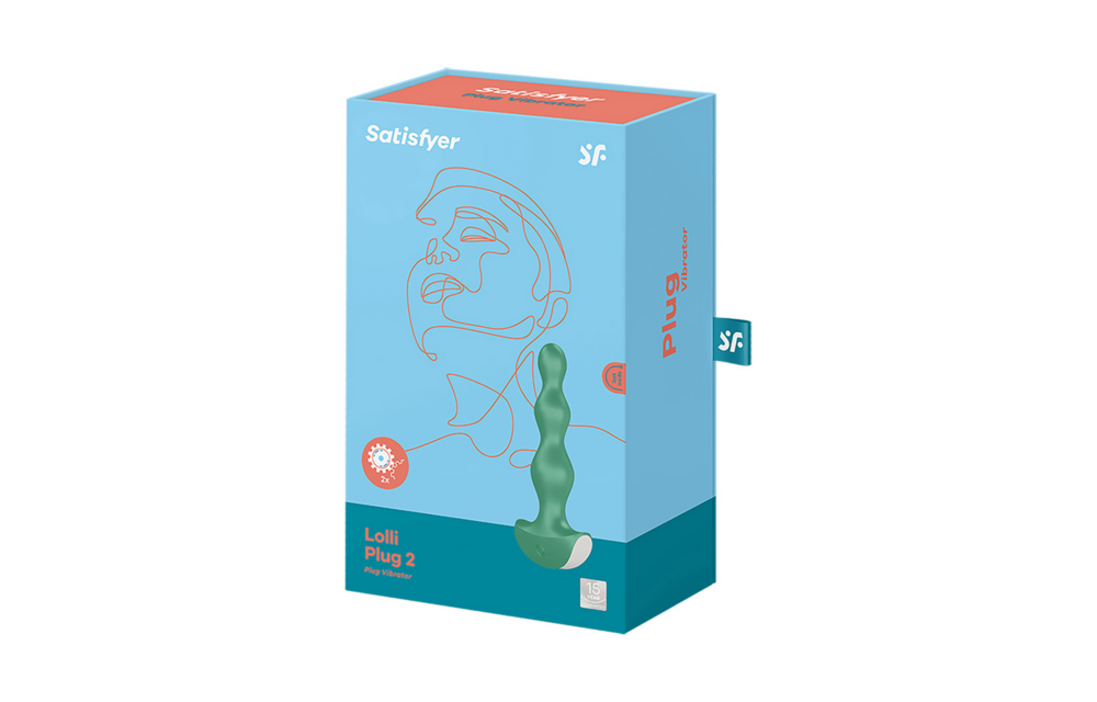 Lolli Plug 2 Grün 12,5 cm – Klassischer Vibrator von Satisfyer