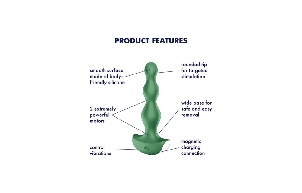 Lolli Plug 2 Groen 12,5 cm - Klassieke Vibrator van Satisfyer