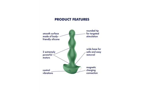 Lolli Plug 2 Groen 12,5 cm - Klassieke Vibrator van Satisfyer