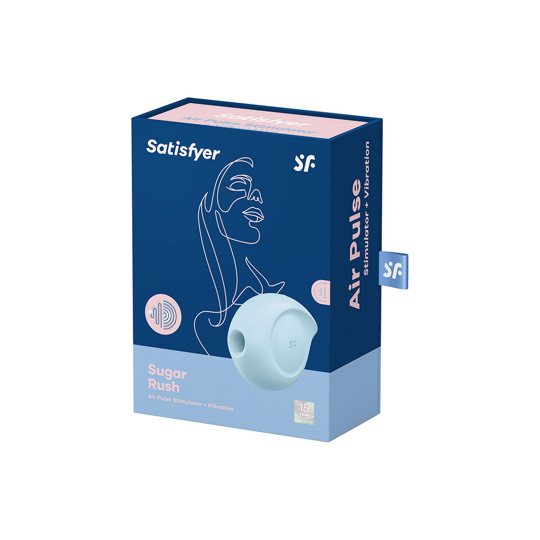 Sugar Rush Blau – Luftpulsstimulator mit 132 Empfindungen