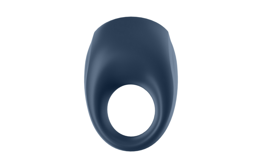 Strong One Blauer vibrierender Cockring – Lang anhaltendes Vergnügen