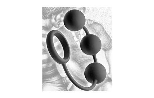 Silikon-Cockring 15,2 cm mit 3 gewichteten Kugeln – XR Brands