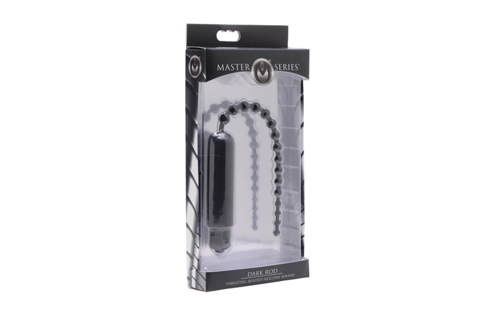 Dunkler Stab - Vibrating Utheral Sound mit Perlen