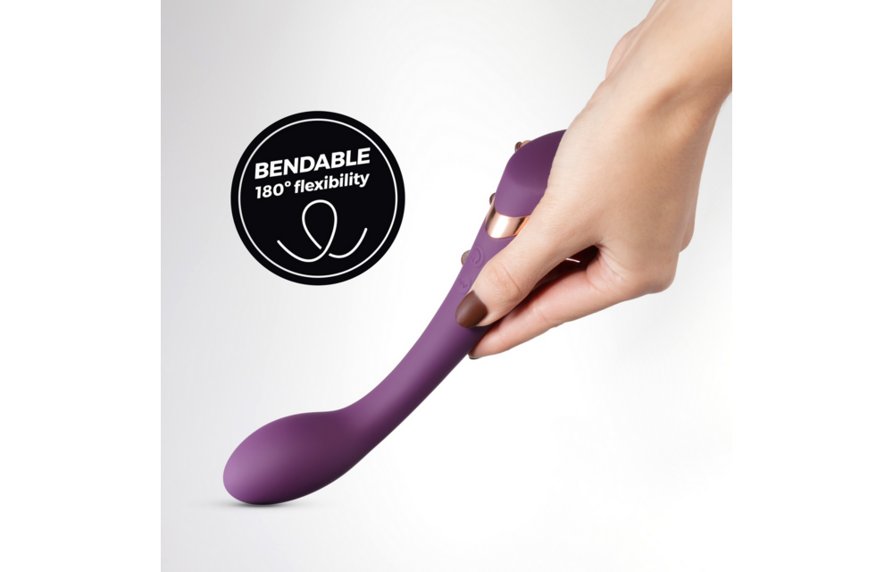Midas Buigbare G-Spot Stimulator Paars – Intens Genot