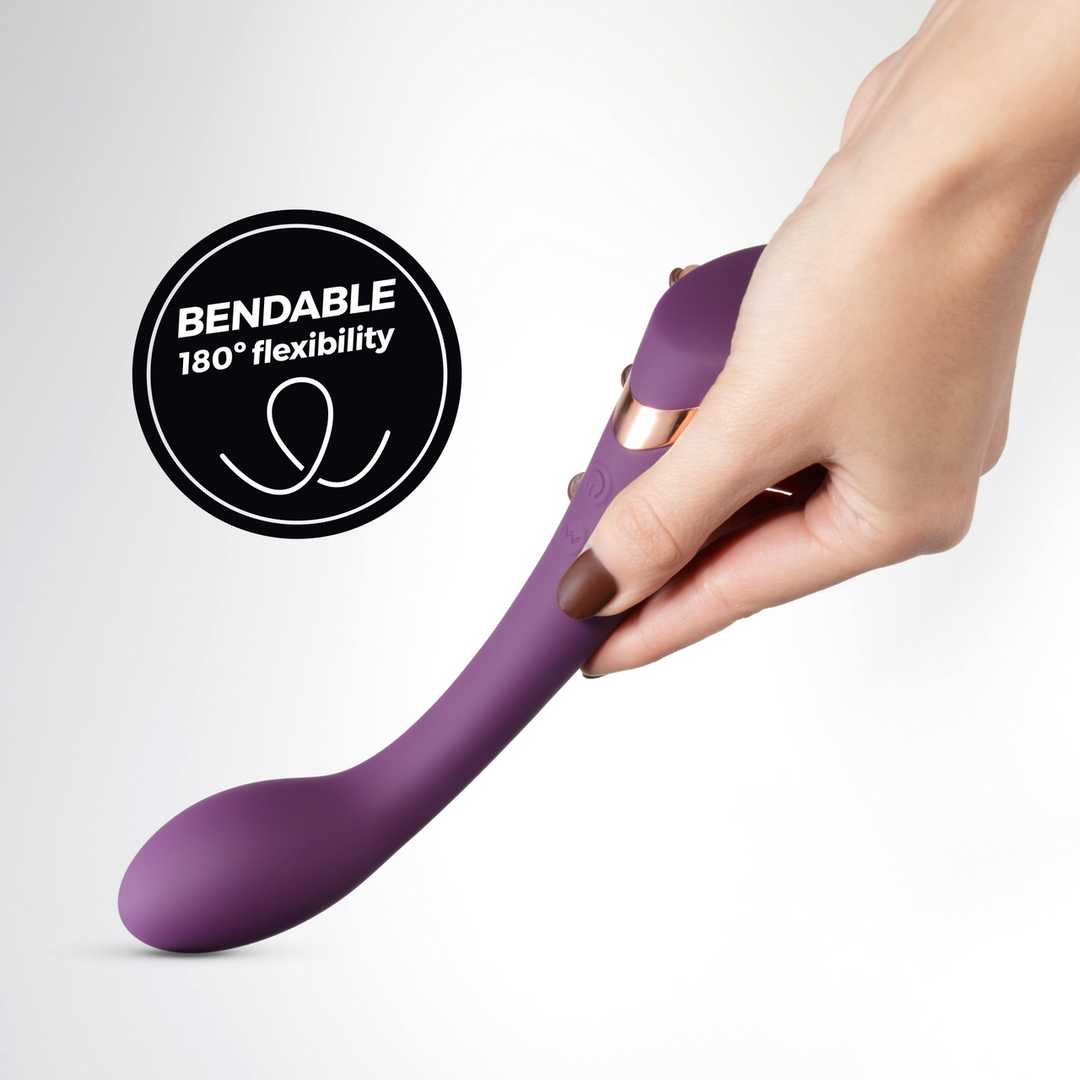 Midas Buigbare G-Spot Stimulator Paars – Intens Genot