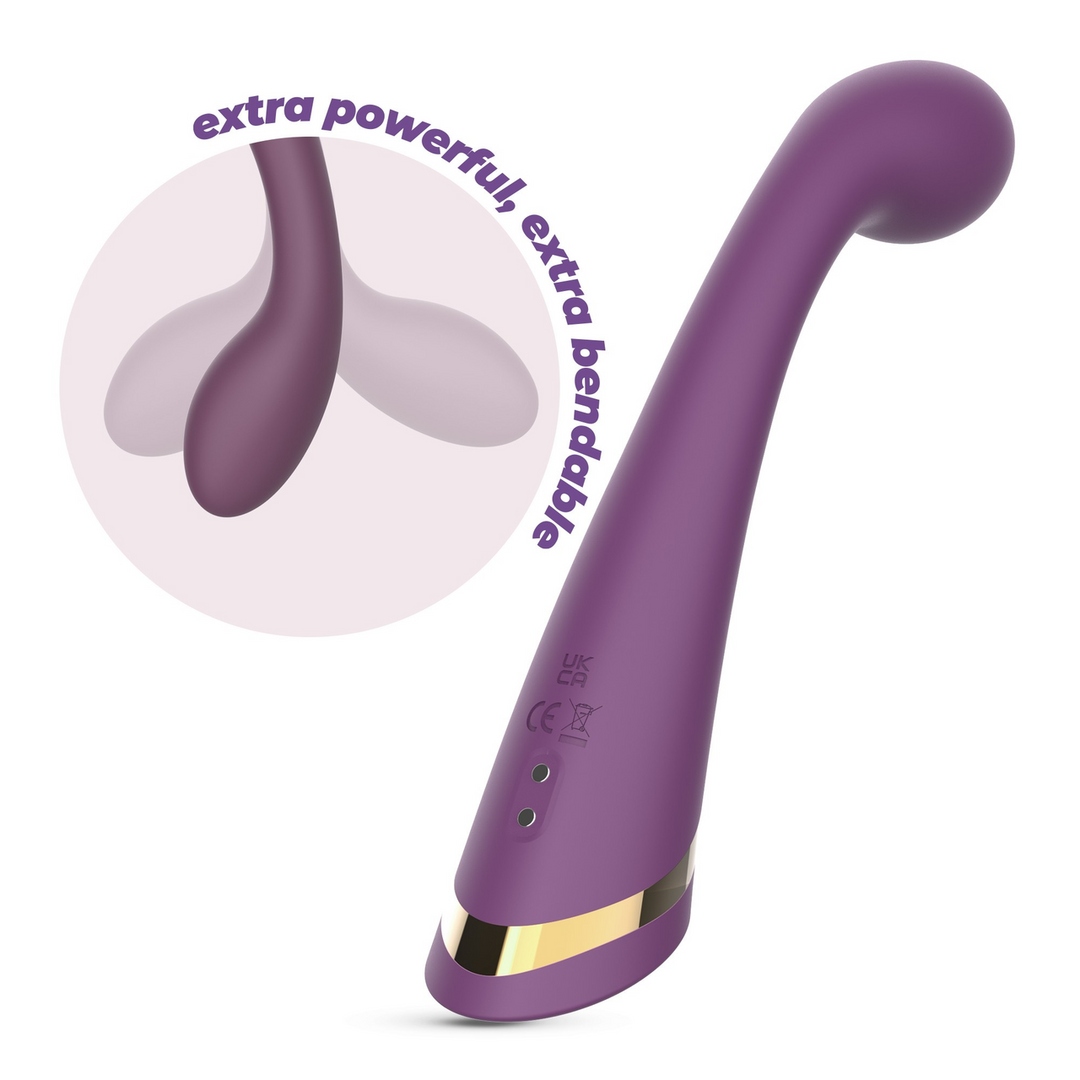 Midas - Buigbare G-Spot Stimulator - Paars