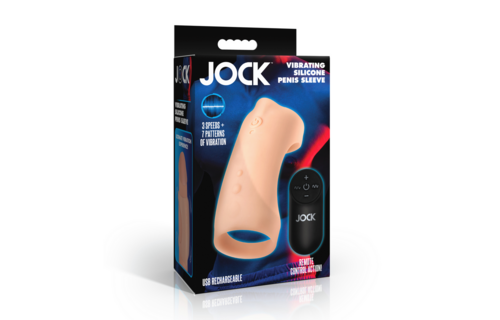 Vibrating Silicone Penis Sleeve Light | Intense Pleasure & Control