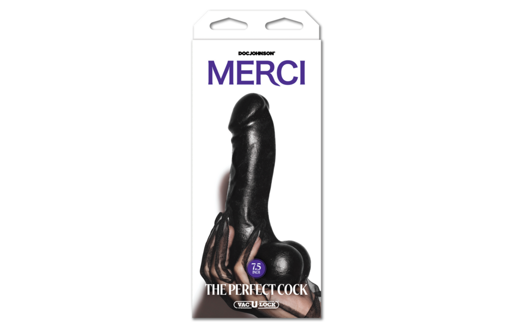 De Perfect Cock Zwart 18,8 cm – Realistische Dildo ULTRASKYN