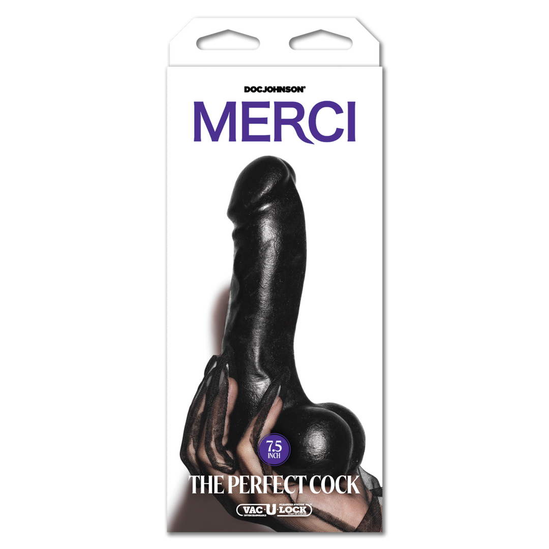 The Perfect Cock Black 18.8 cm – Realistic Dildo ULTRASKYN