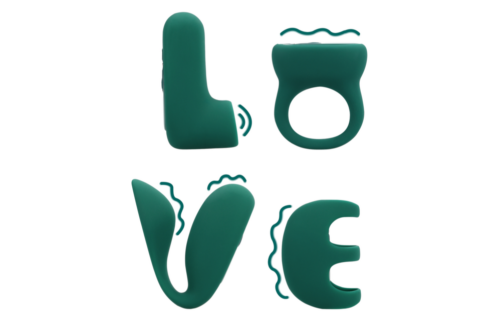 'LOVE' (S)explore Set - Groene Kristal