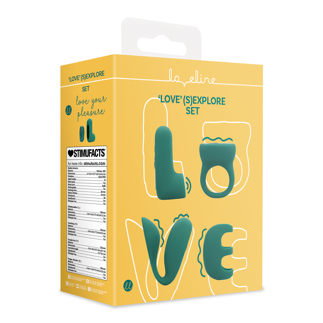 LOVE (S)explore Set Groen Kristal - Spel met Liefde & Sensatie