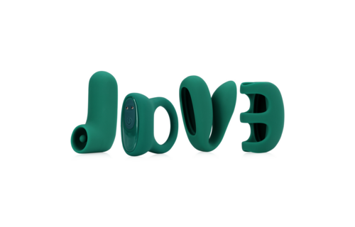 LOVE (S)explore Set Grün Kristall – Spiel mit Liebe & Sensation