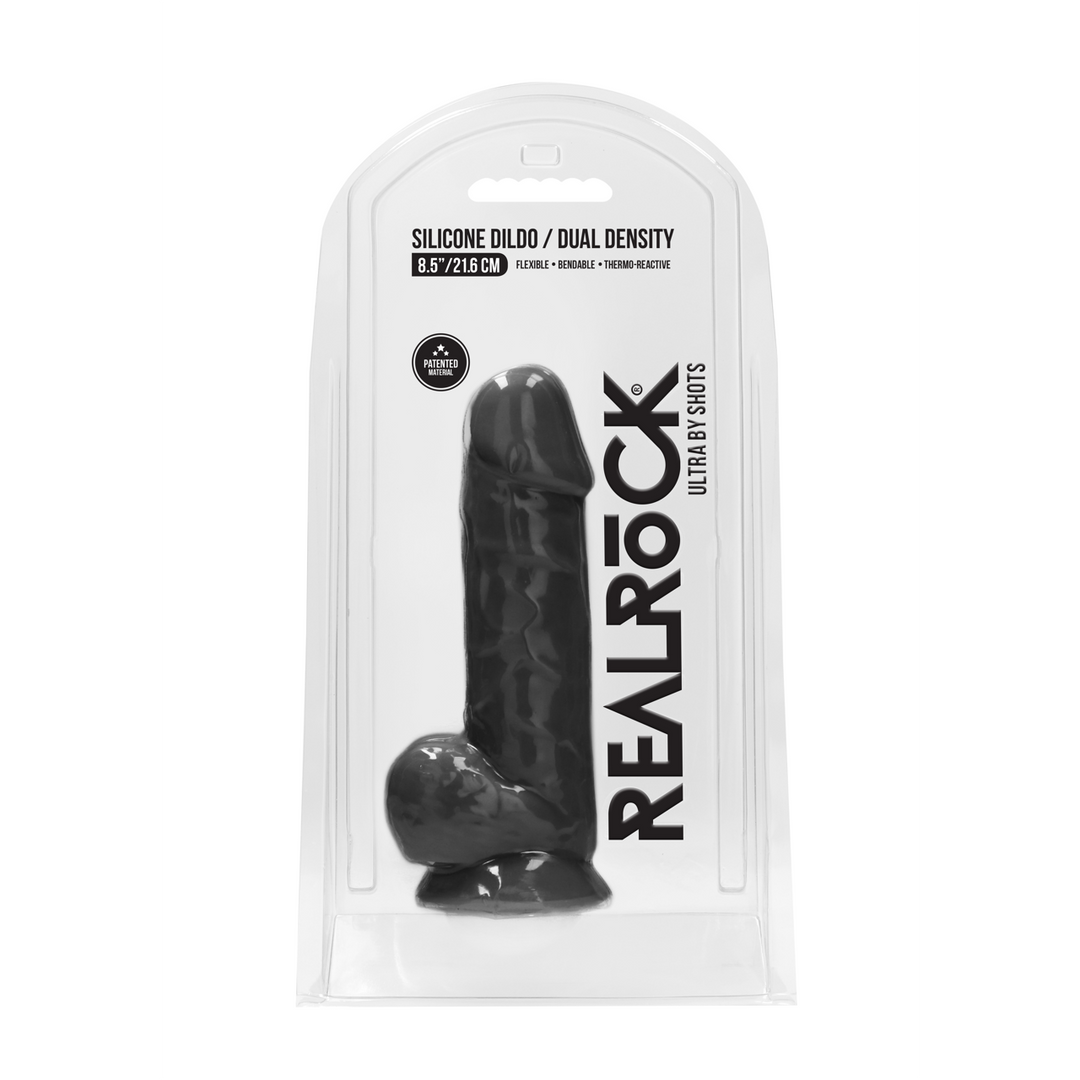 Siliconen Dildo met Ballen 21,6 cm – Realistisch & Flexibel