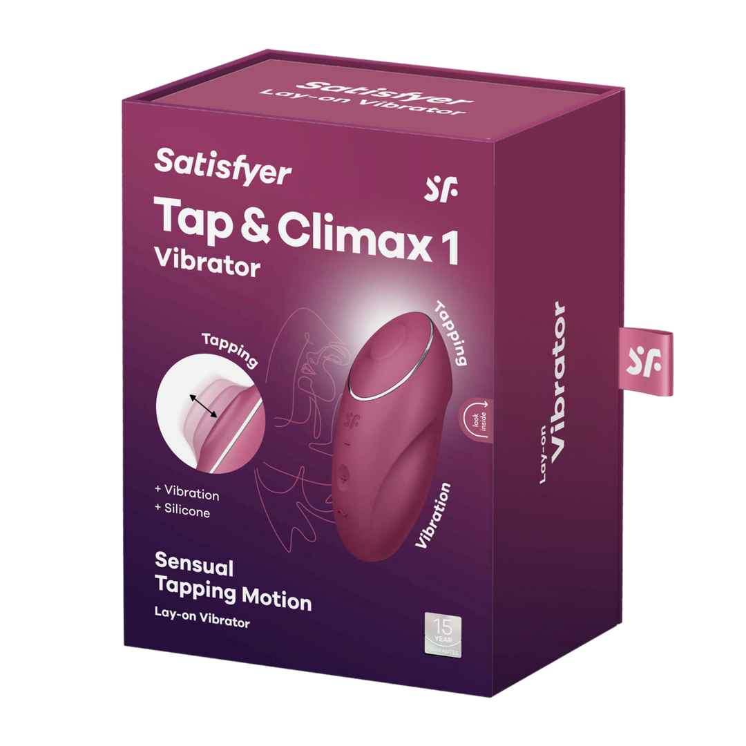 Satisfyer Tap Climax 1 Red - Ultimate Pleasure & Dual Power