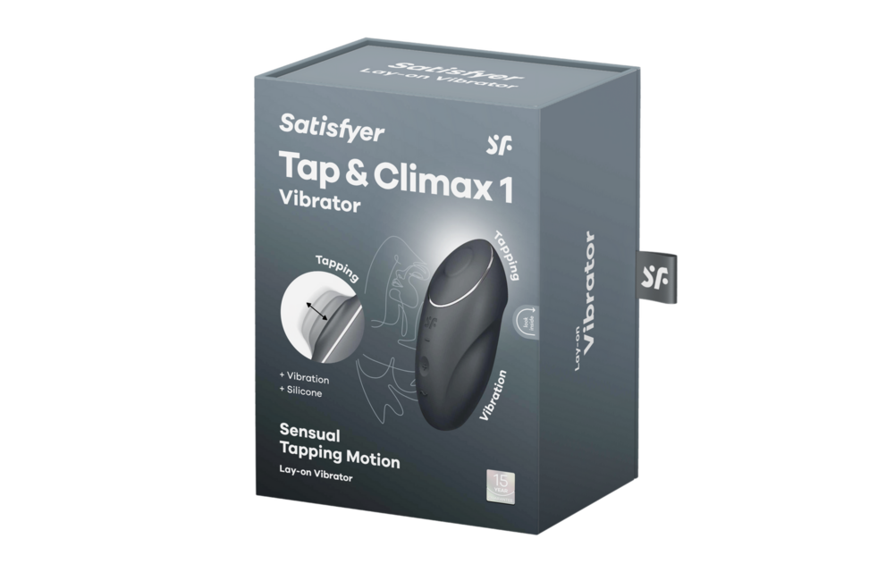 Satisfyer Tap Climax 1 Grau – Dualer Vibrator für Genuss