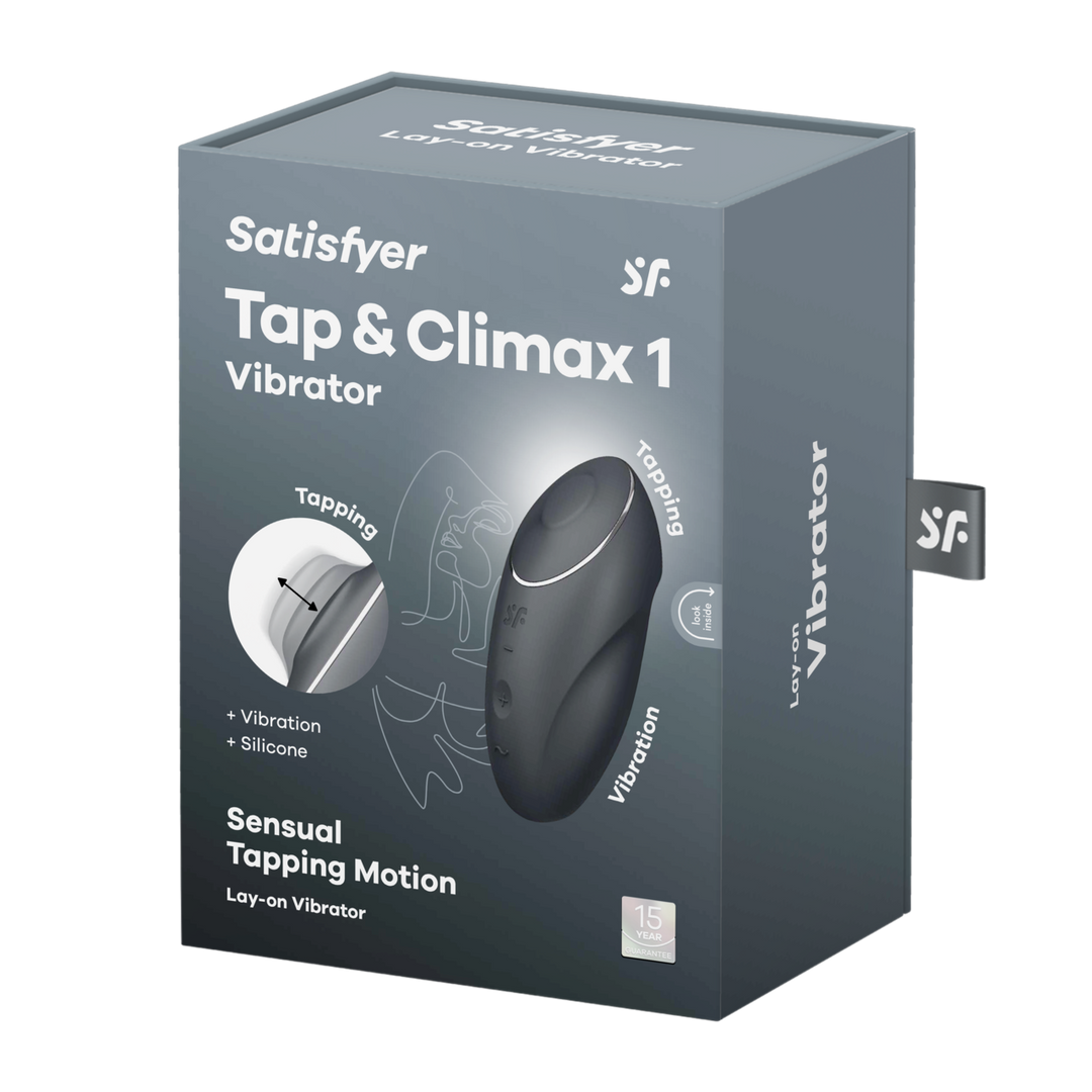 Satisfyer Tap Climax 1 Grau – Dualer Vibrator für Genuss
