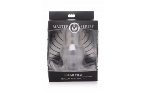 Clear View Hollow Anal Plug Extra Large 14.7 cm | XR Brands