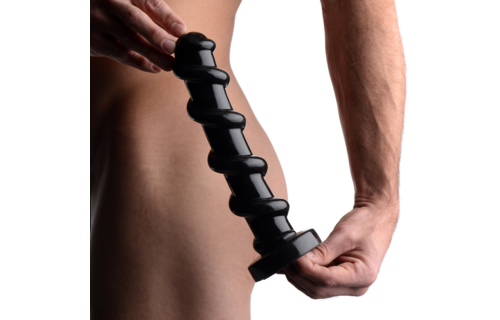 Mighty Screw Dildo 25 cm – Supple, Intense & Stylish