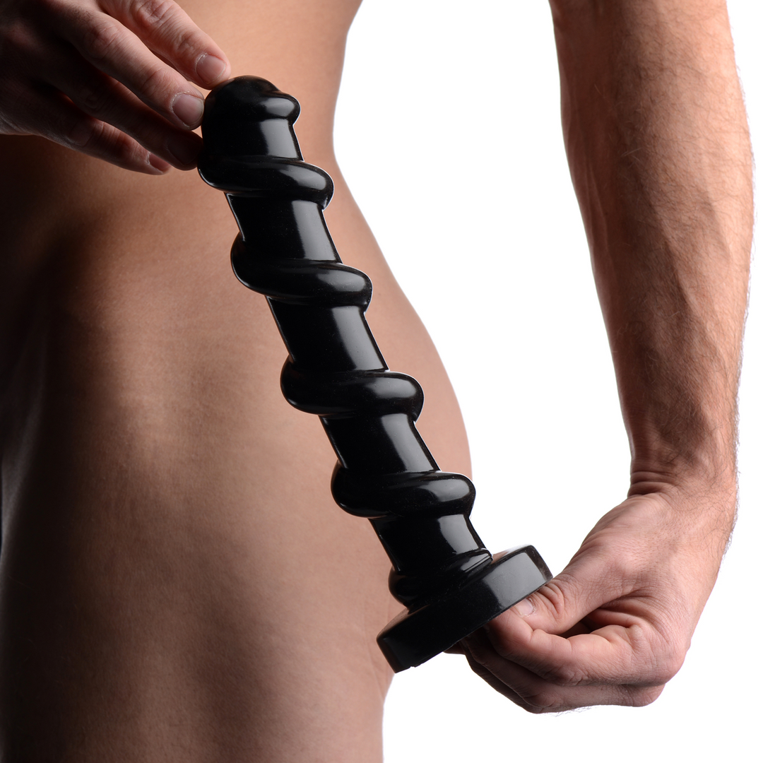 Mighty Screw Dildo 25 cm – Soepel, Intense & Stijlvol